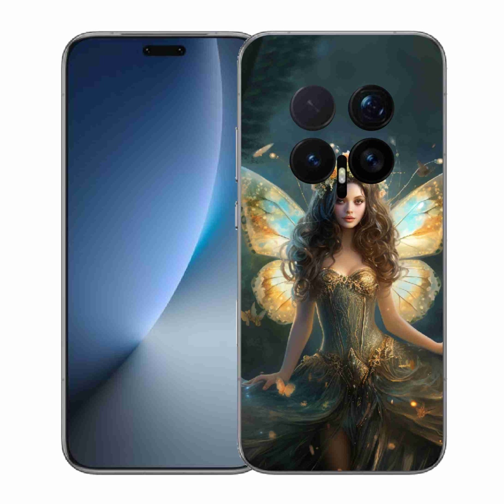 Gél borítás mmCase a Honor Magic 8 Pro számára - pillangó nő