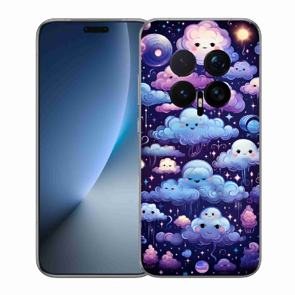 Zselés borítás mmCase a Honor Magic 8 Pro-hoz - felhők