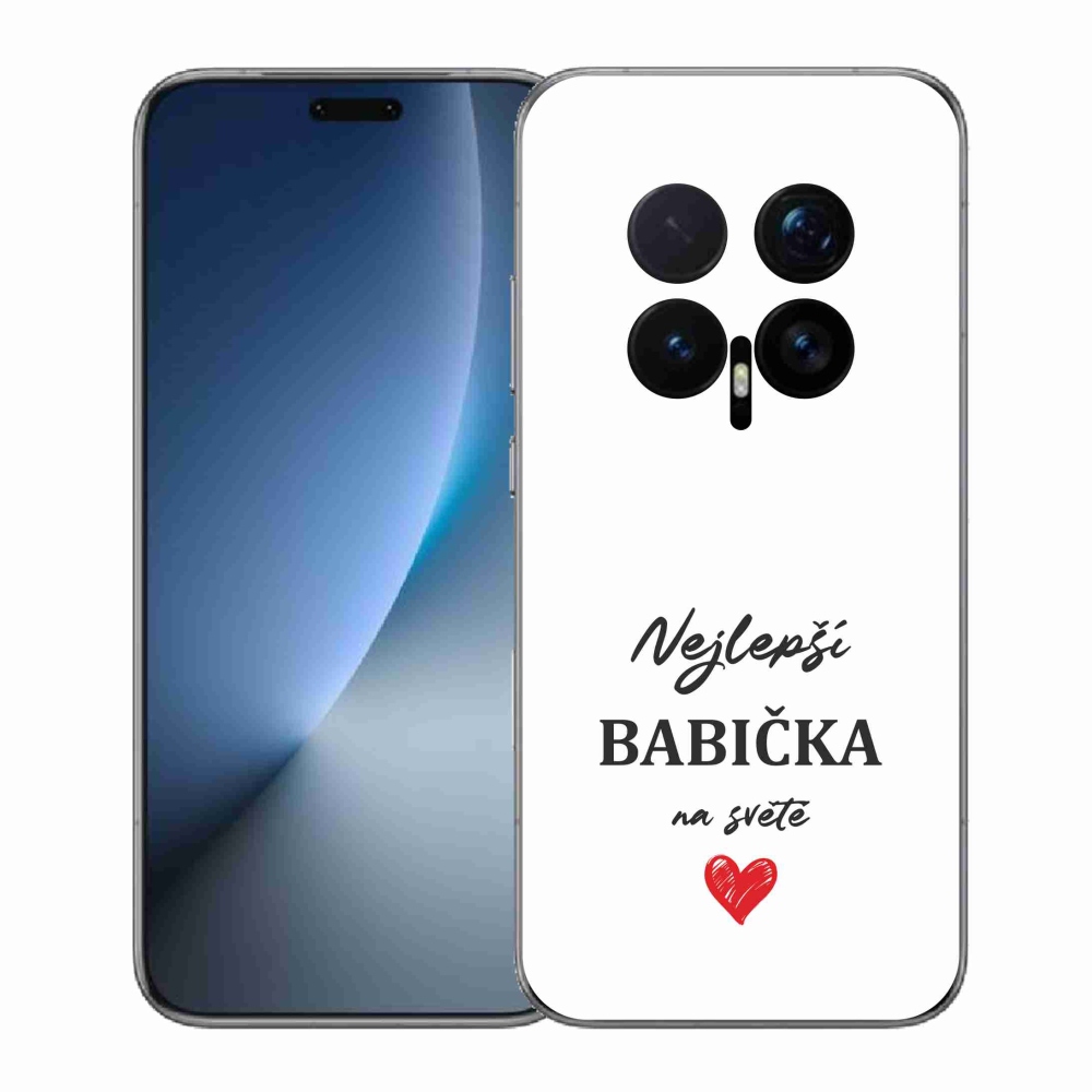 Gél borítás mmCase a Honor Magic 8 Pro számára - Best Grandma 1 fehér háttér