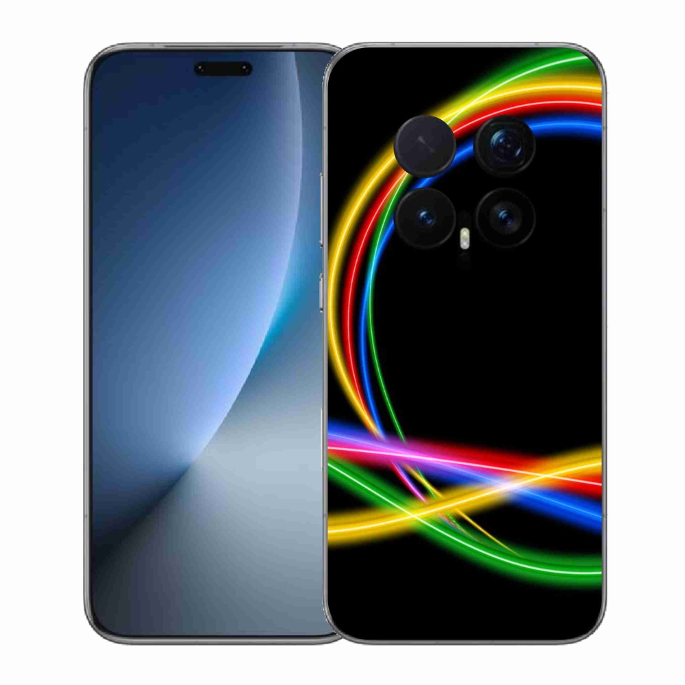 Zselés borítás mmCase a Honor Magic 8 Pro-hoz - neon körök