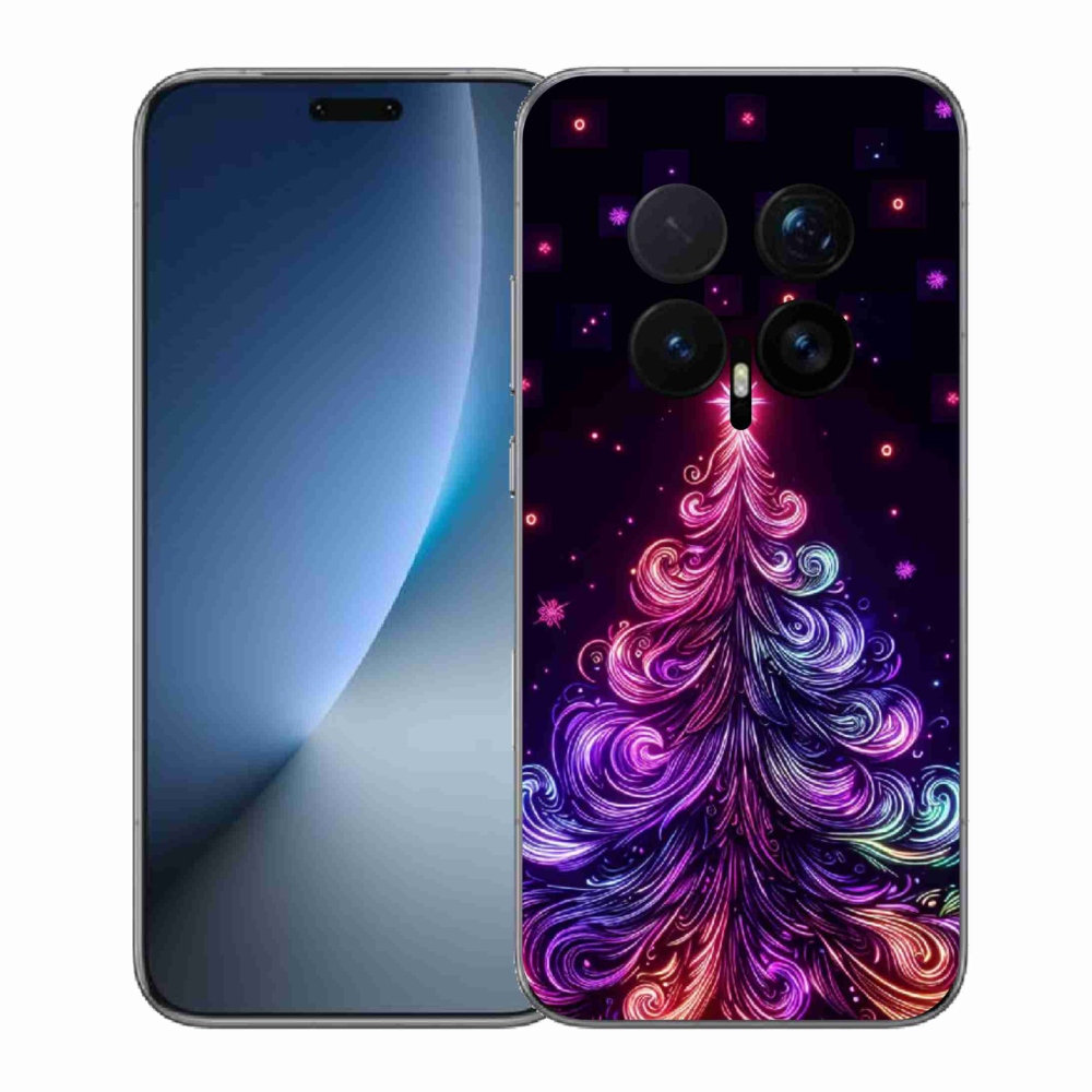 Gél borítás mmCase a Honor Magic 8 Pro-hoz - neon karácsonyfa 1