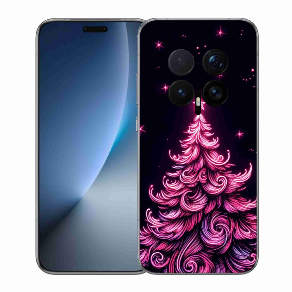 Gél borítás mmCase a Honor Magic 8 Pro-hoz - neon karácsonyfa 2