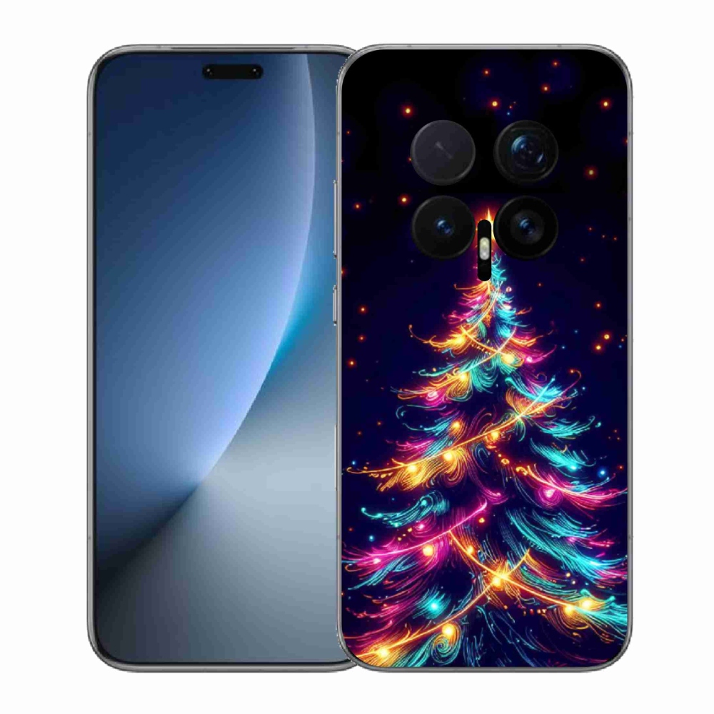 Gél borítás mmCase a Honor Magic 8 Pro számára - neon karácsonyfa