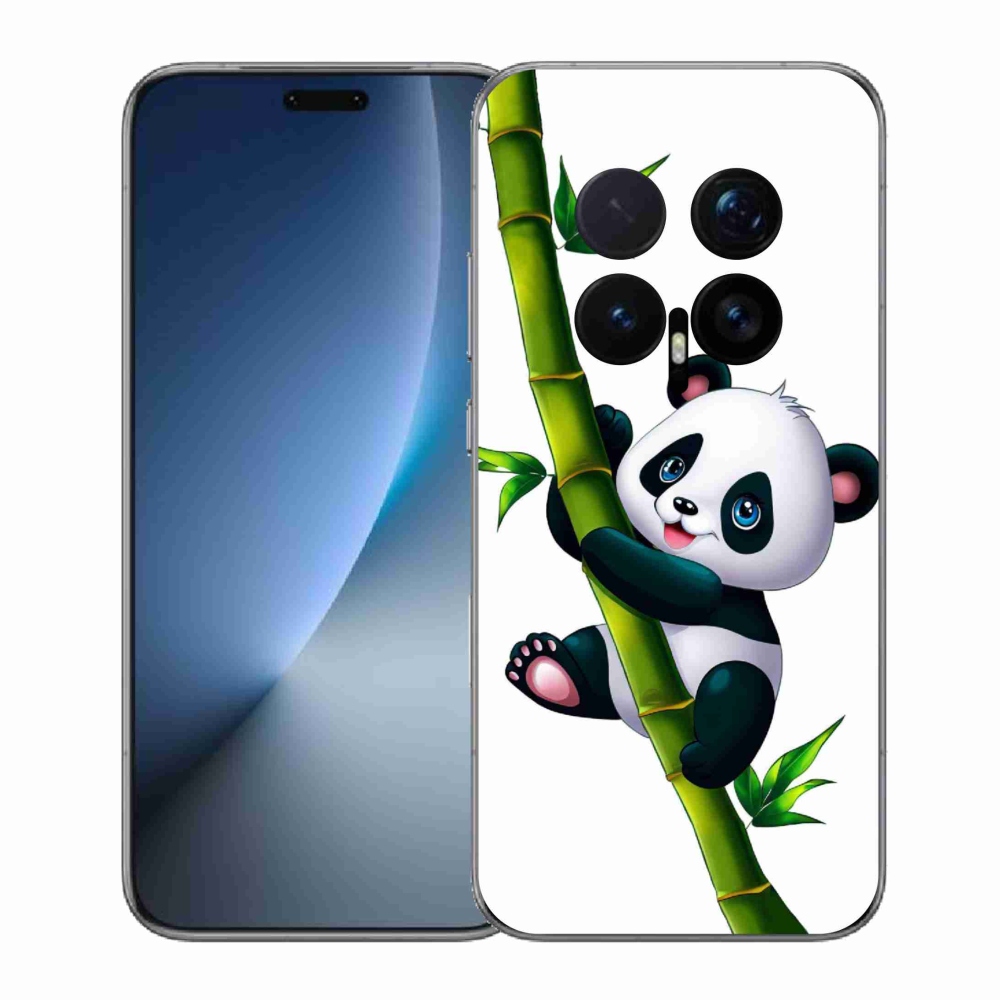 Zselés borítás mmCase a Honor Magic 8 Pro-hoz - panda a bambuszon