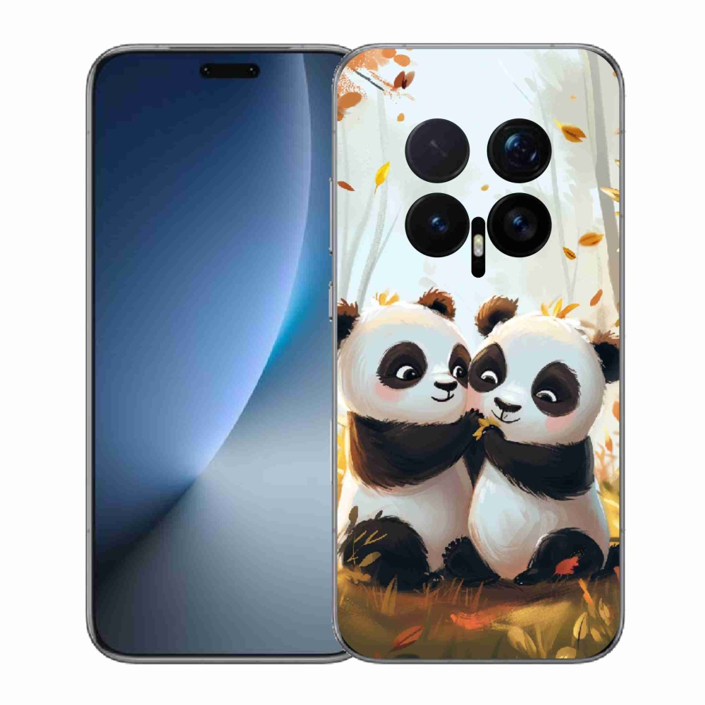Zselés borítás mmCase a Honor Magic 8 Pro-hoz - pandák