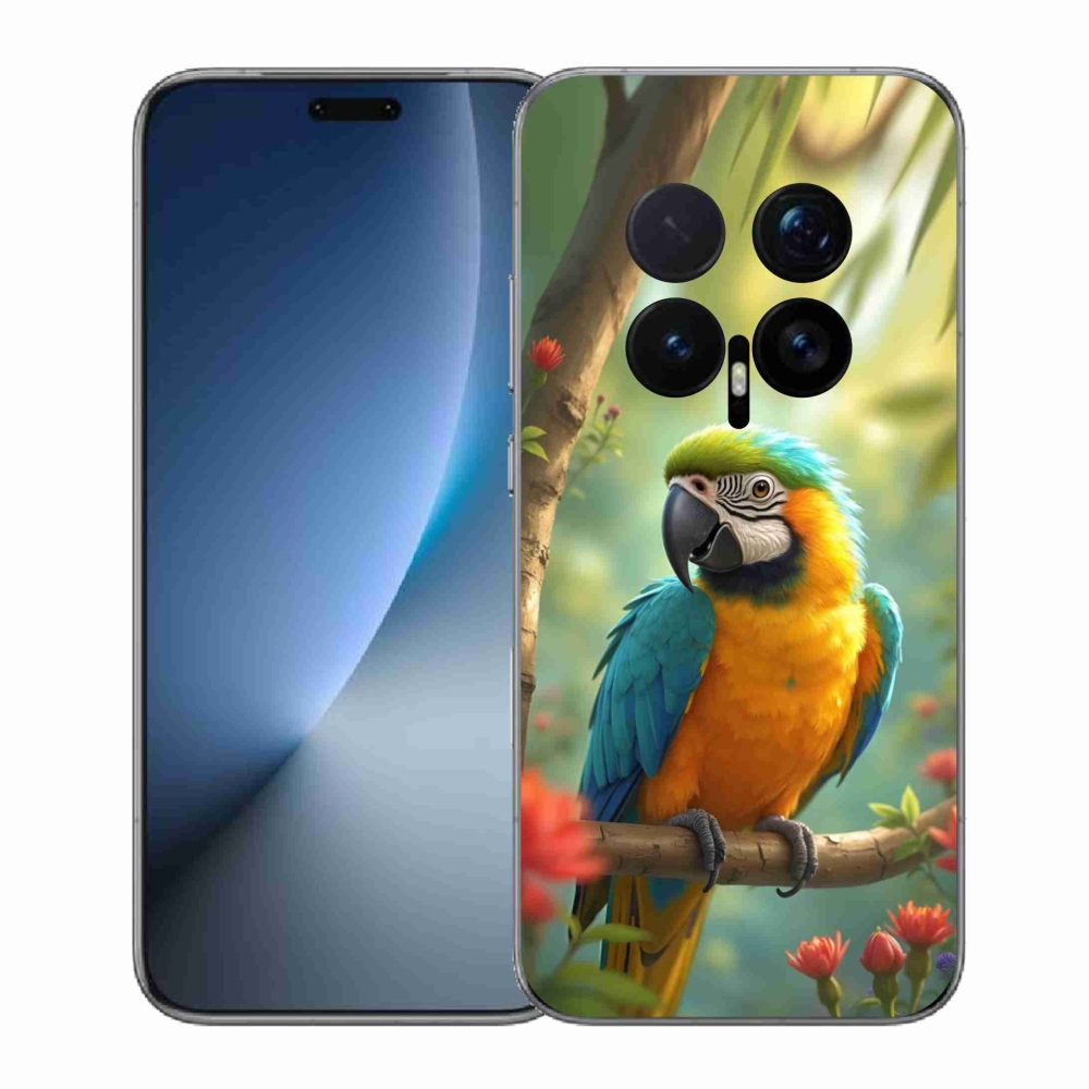 mmCase géltok az Honor Magic 8 Pro-hoz – kék-sárga ara papagáj