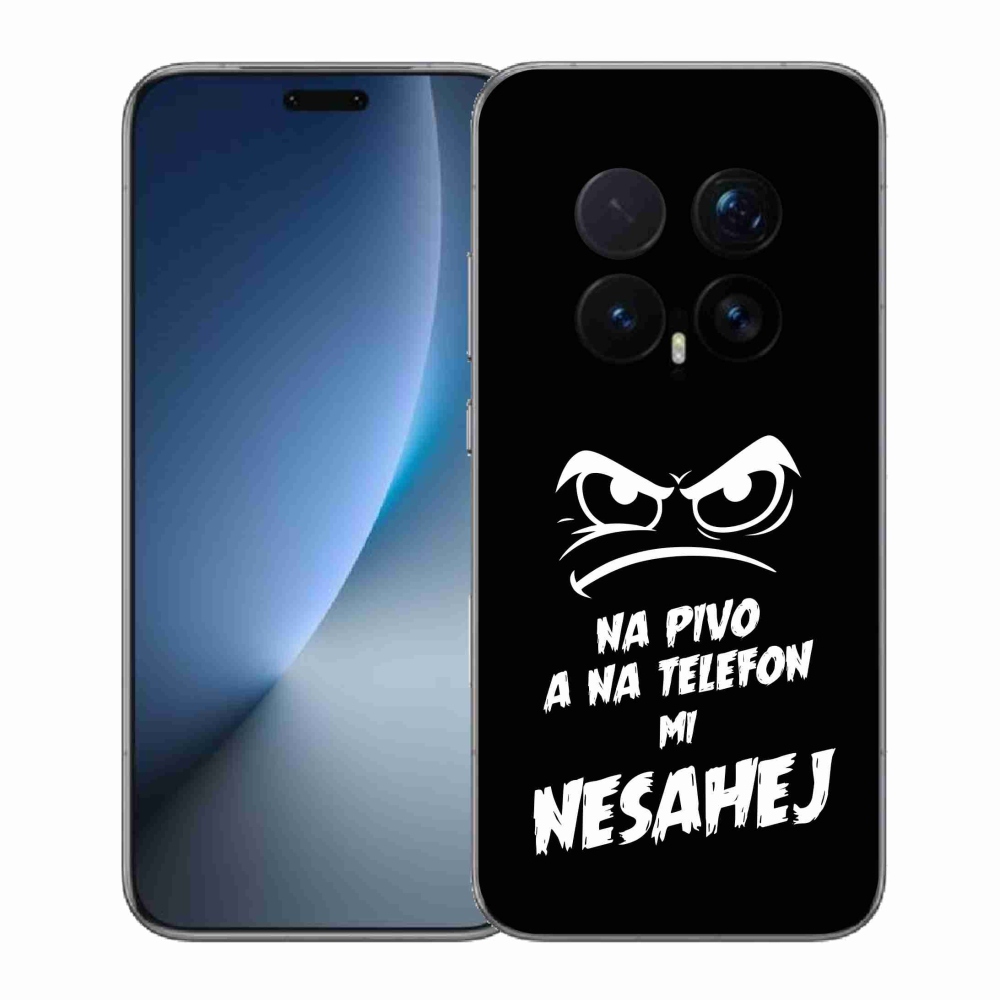 Gél borítás mmCase a Honor Magic 8 Pro-hoz - sör motívum 2 fekete háttérrel