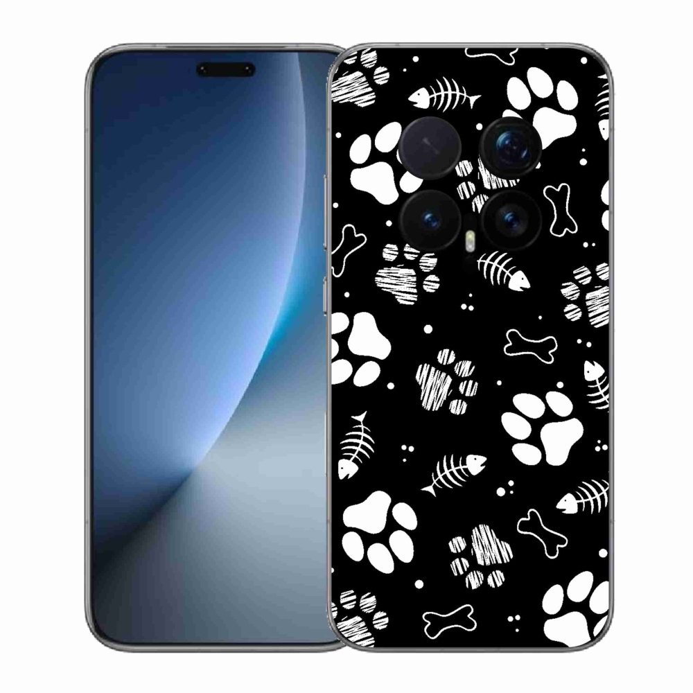 Zselés borítás mmCase a Honor Magic 8 Pro-hoz - kutyamancsok