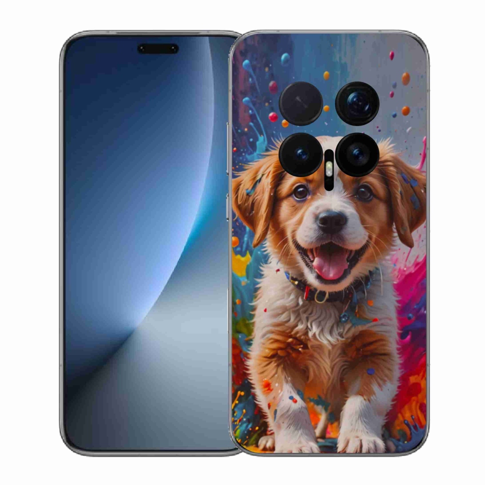 Gél borítás mmCase a Honor Magic 8 Pro számára - aranyos kiskutya 3