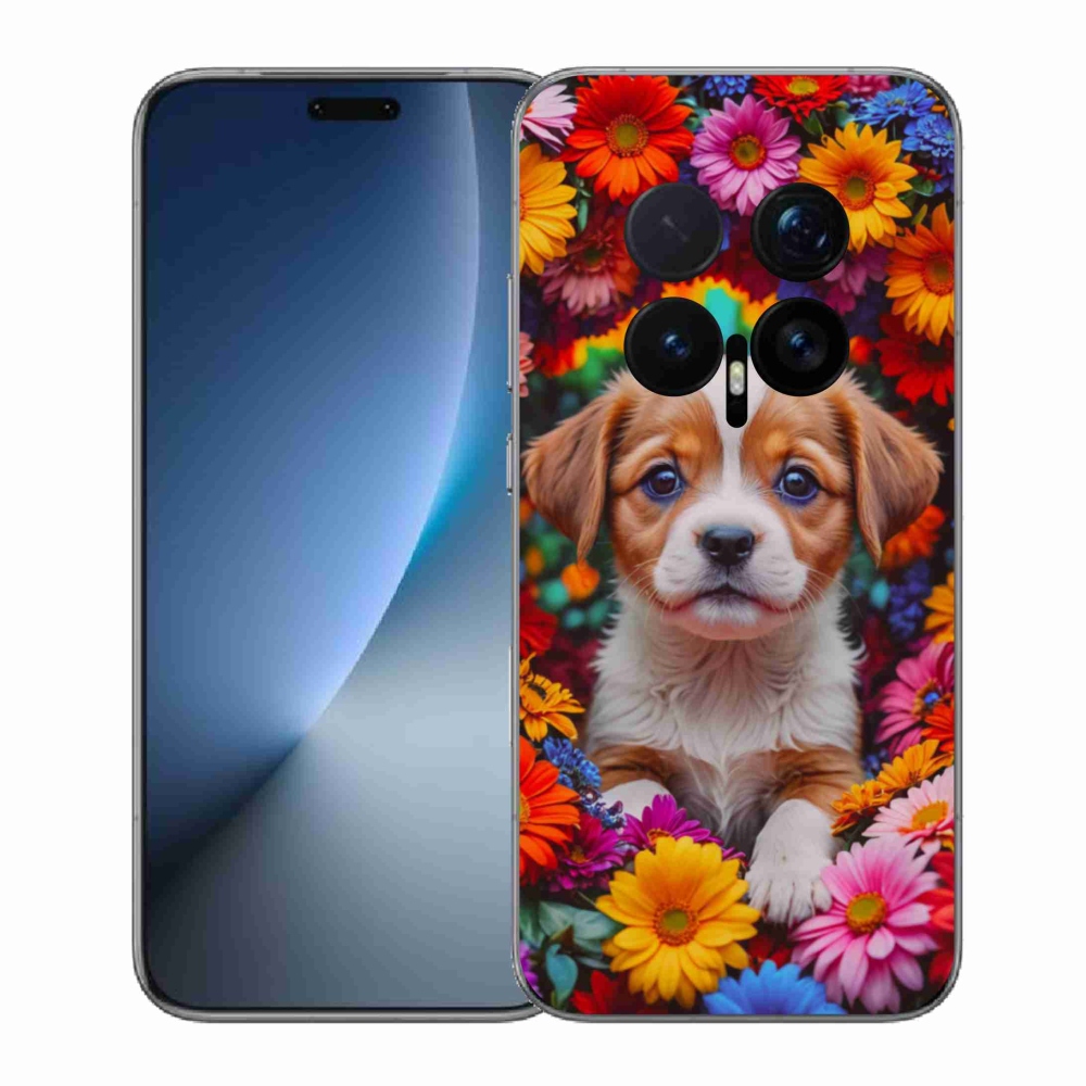 Gél borítás mmCase a Honor Magic 8 Pro számára - aranyos kiskutya