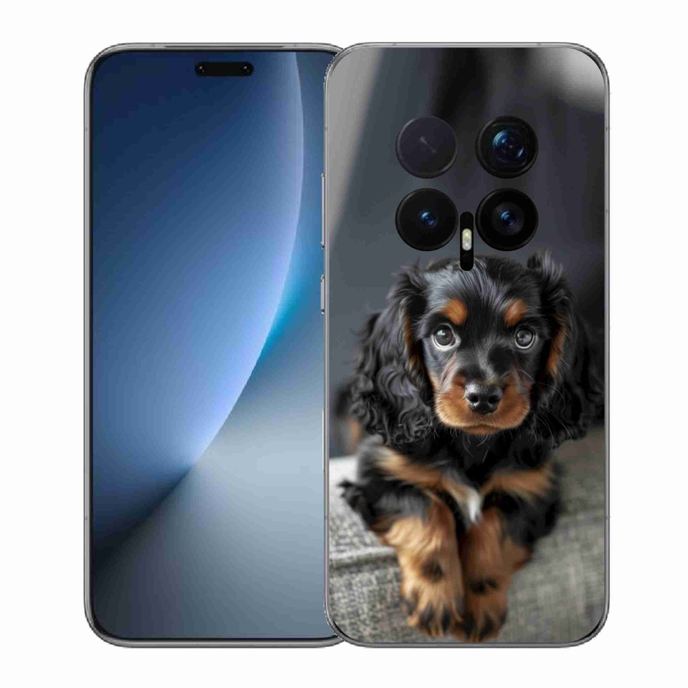 mmCase gél tok az Honor Magic 8 Pro-hoz – aranyos, hosszúszőrű tacskó