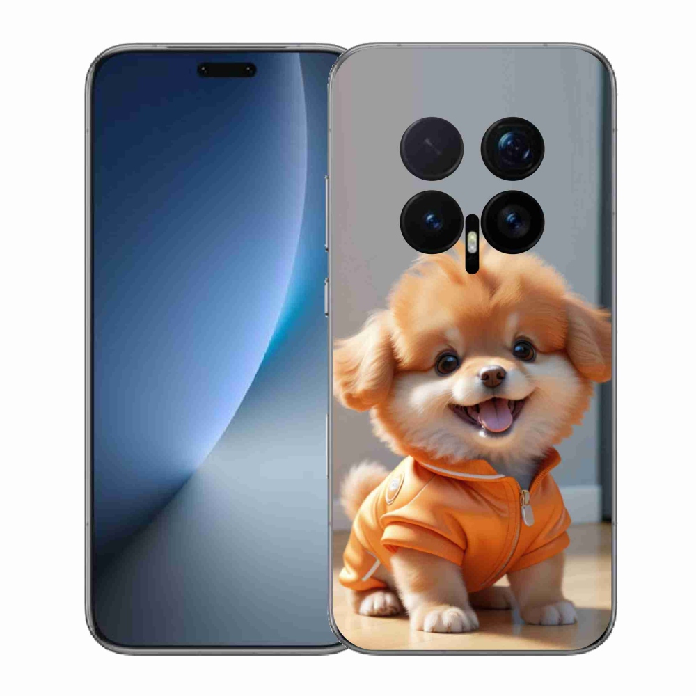 mmCase gél tok az Honor Magic 8 Pro-hoz – aranyos pomerániai pulóverben