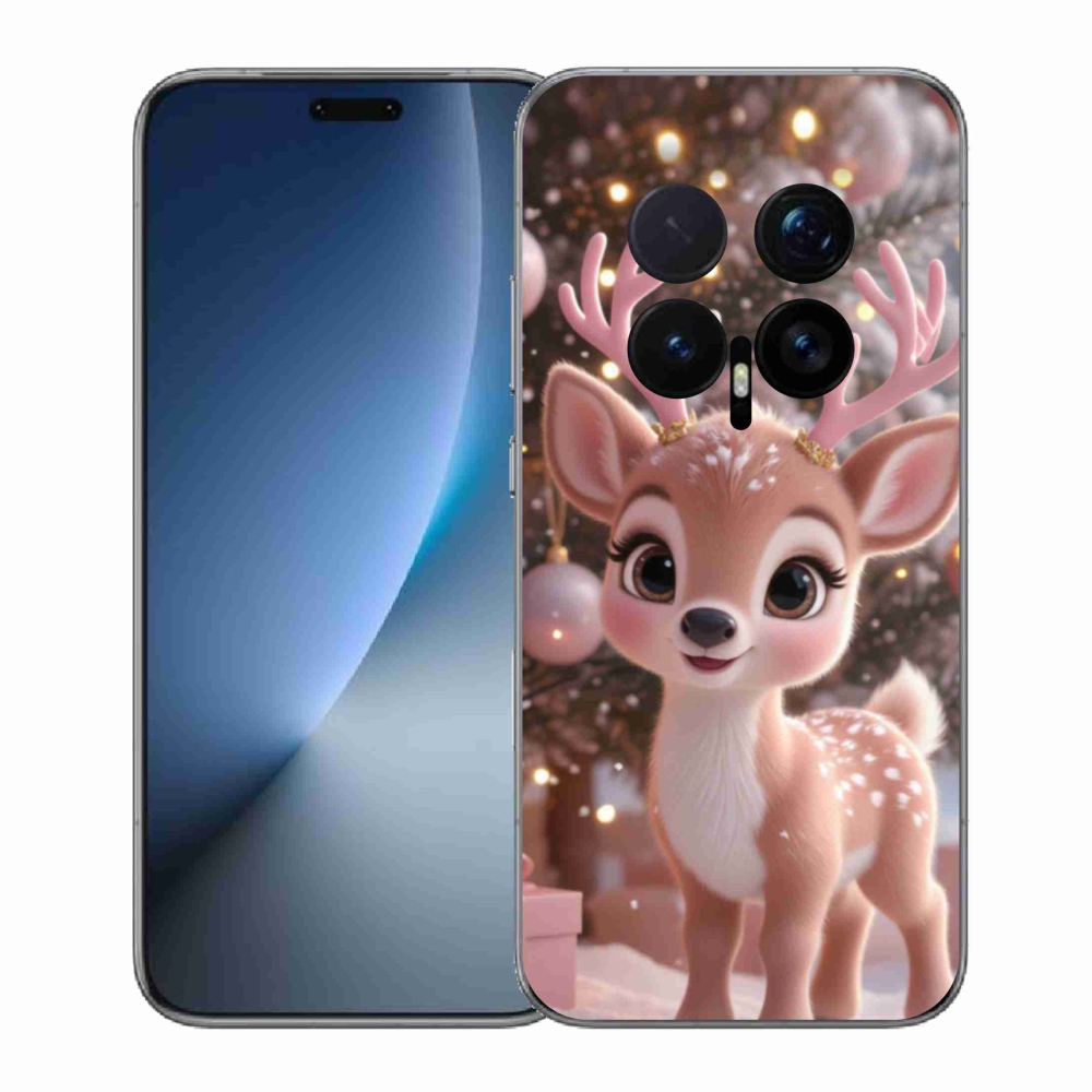 Zselés borítás mmCase a Honor Magic 8 Pro-hoz - aranyos rénszarvas