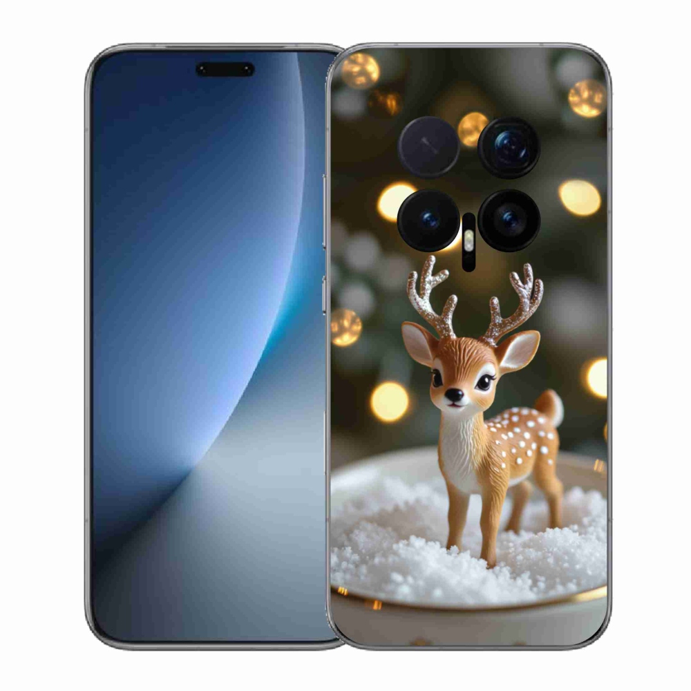 mmCase gél tok az Honor Magic 8 Pro-hoz – aranyos karácsonyi szarvas