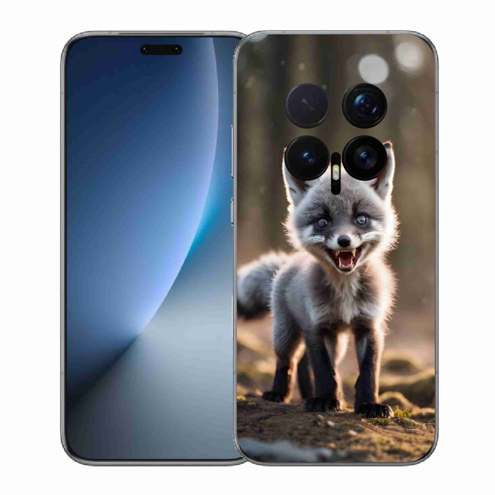 Zselés borítás mmCase a Honor Magic 8 Pro-hoz - angry fox
