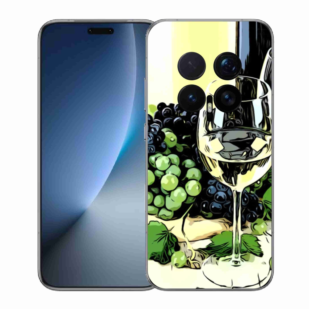 Gél borítás mmCase a Honor Magic 8 Pro készülékhez - borospohár