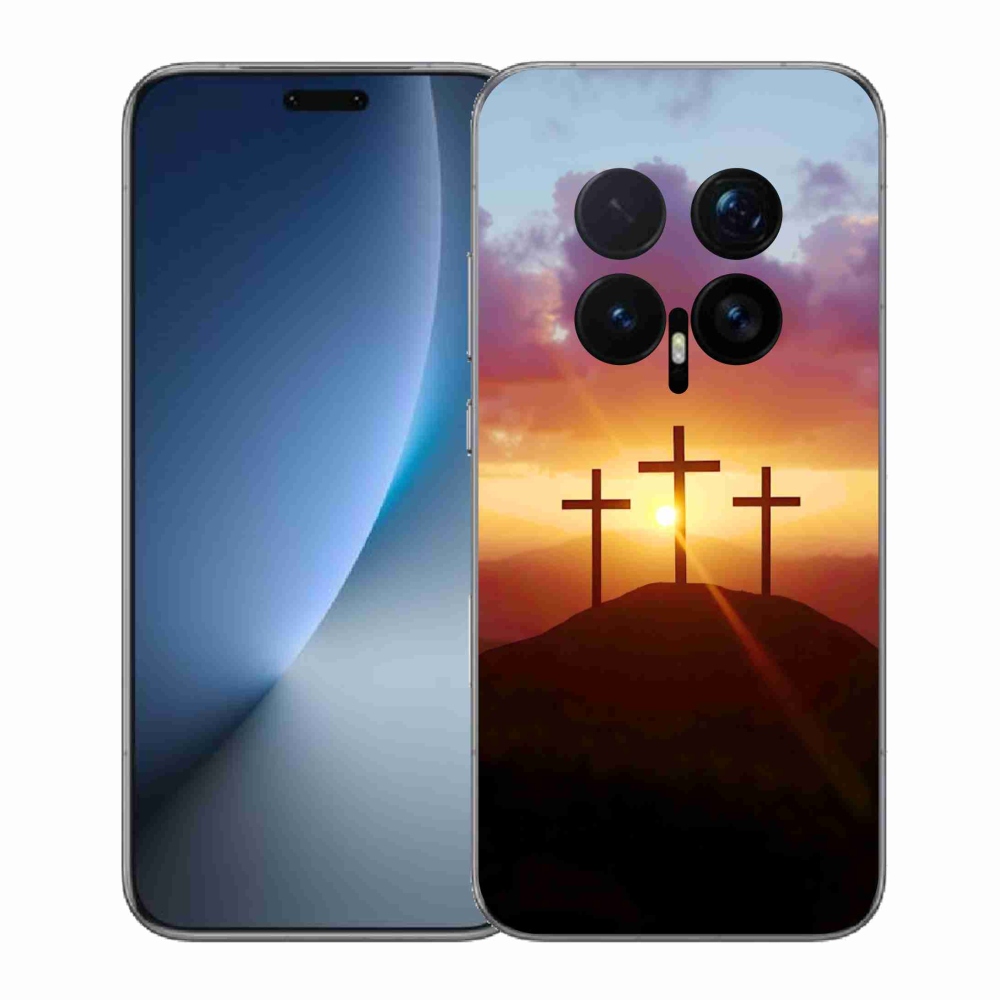 Zselés borítás mmCase a Honor Magic 8 Pro számára - három kereszt