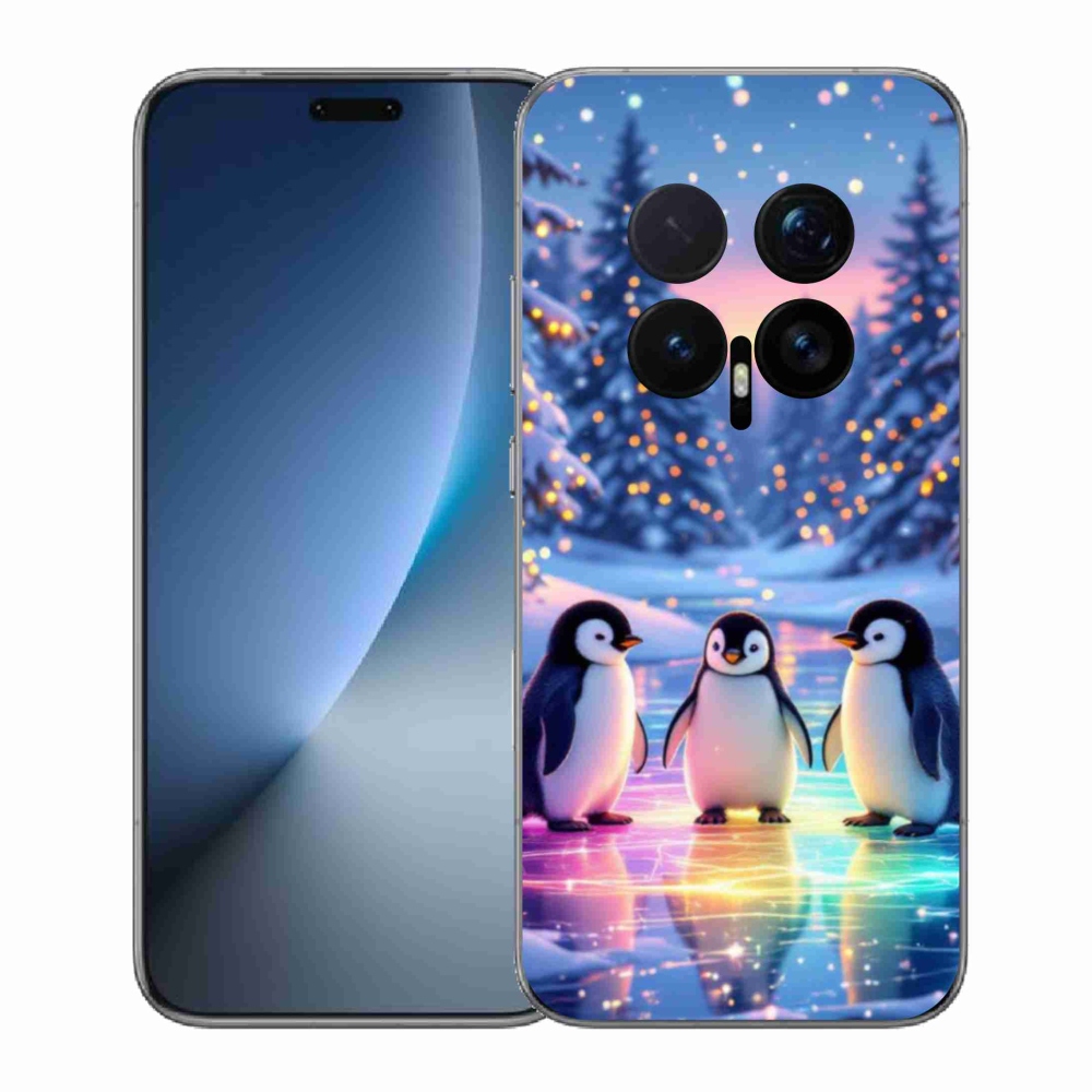 Gél borítás mmCase a Honor Magic 8 Pro készülékhez - Pingvinek