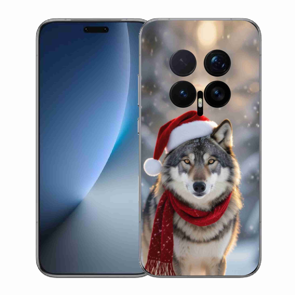 Gél borítás mmCase a Honor Magic 8 Pro-hoz - Karácsonyi farkas