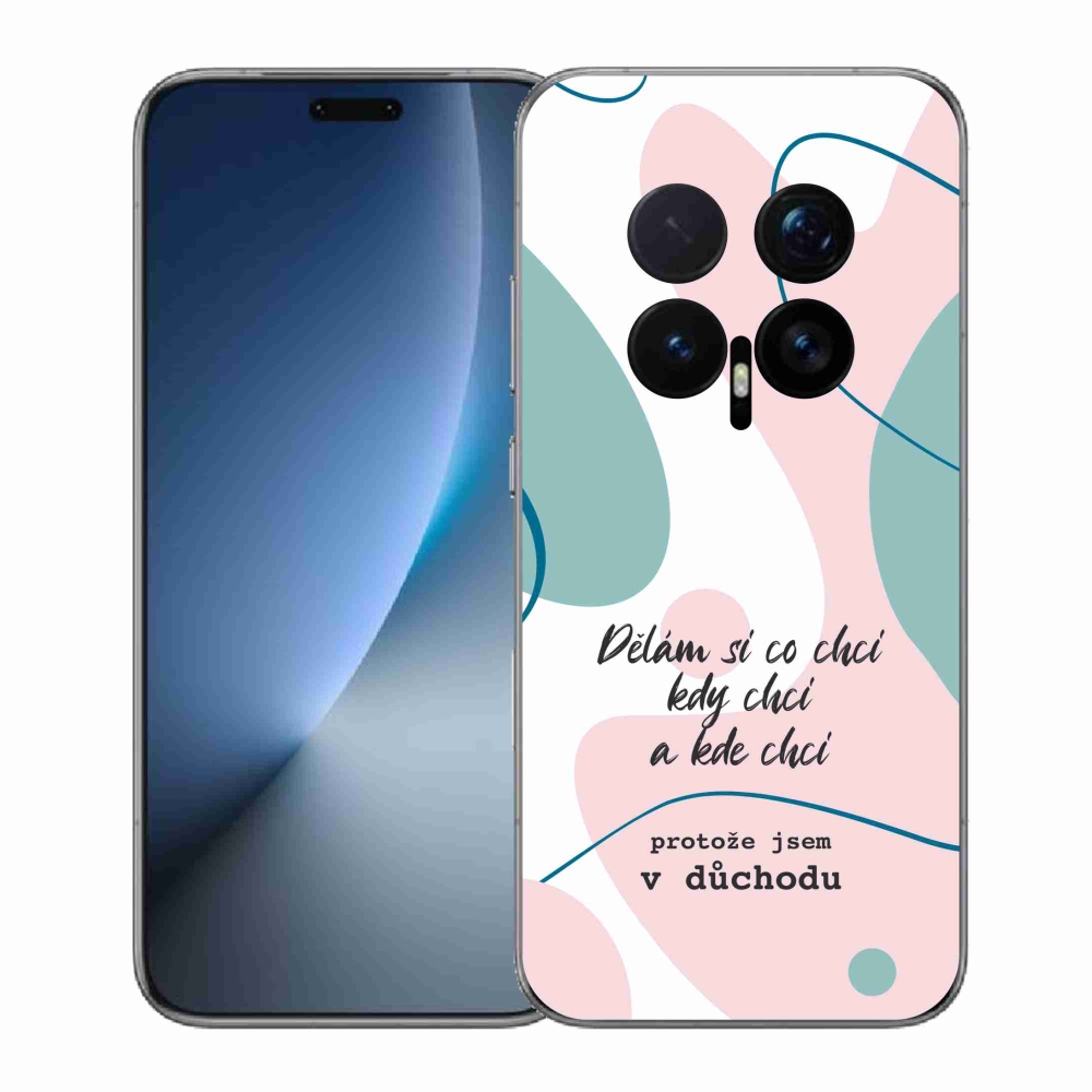 Gél borító mmCase a Honor Magic 8 Pro készülékhez - vicces szöveg 10 fehér háttérrel