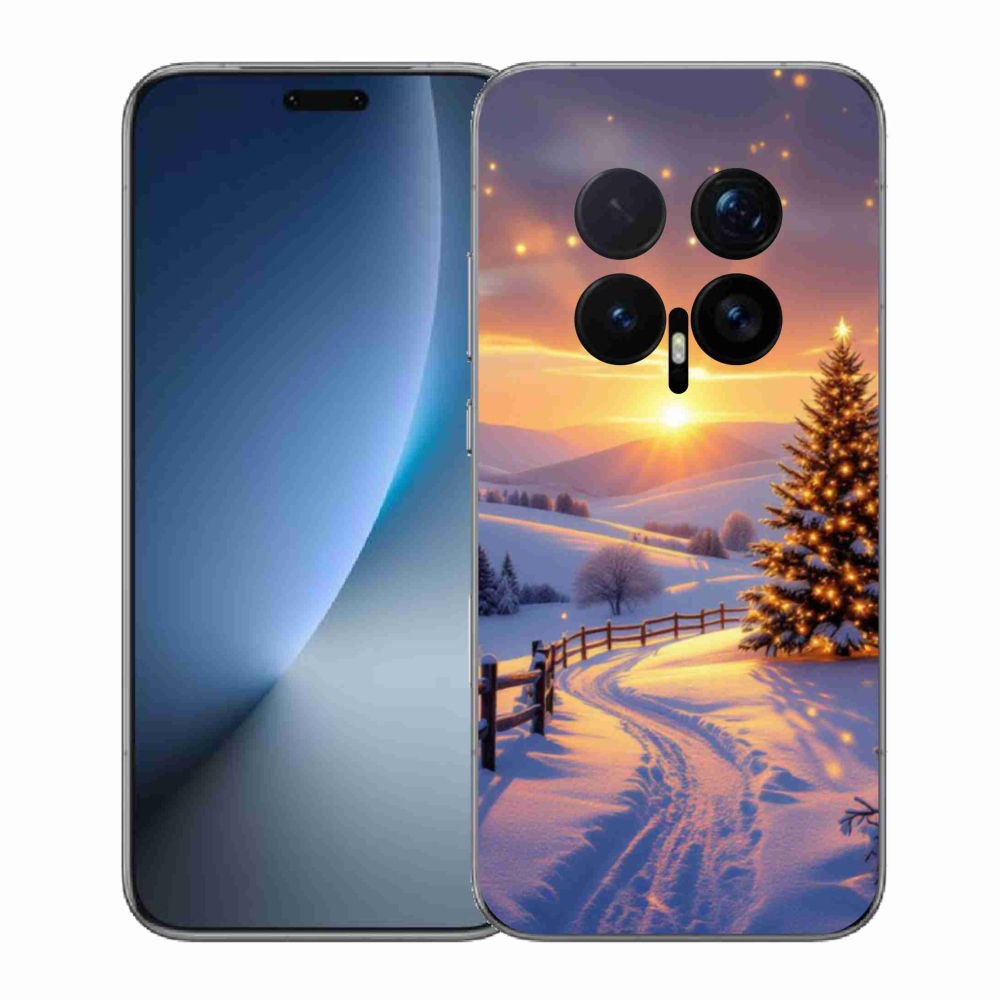 Zselés borítás mmCase a Honor Magic 8 Pro számára - téli tájkép