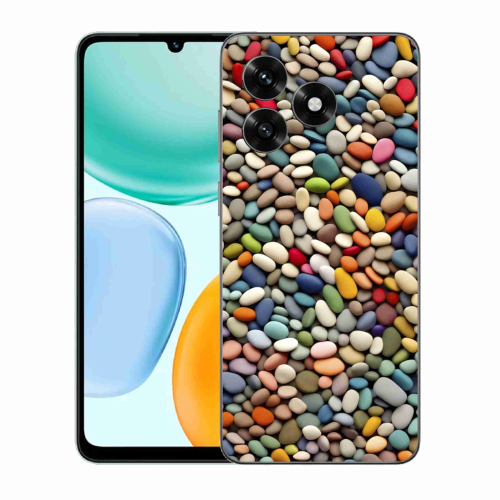 Zselés borítás mmCase a Honor X5c Plus számára - színes strasszkövek 2