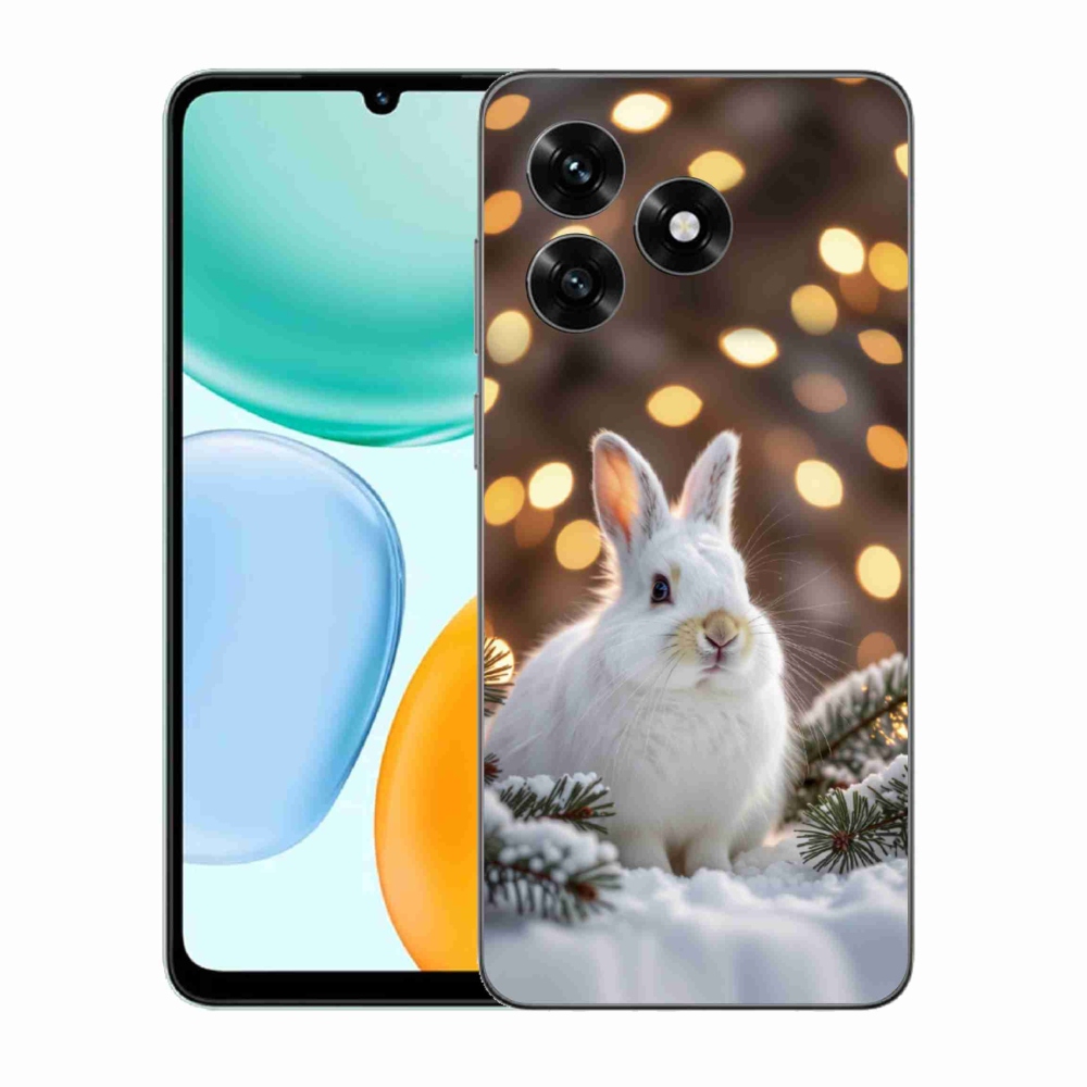mmCase gél tok az Honor X5c Plus-hoz – fehér nyuszi
