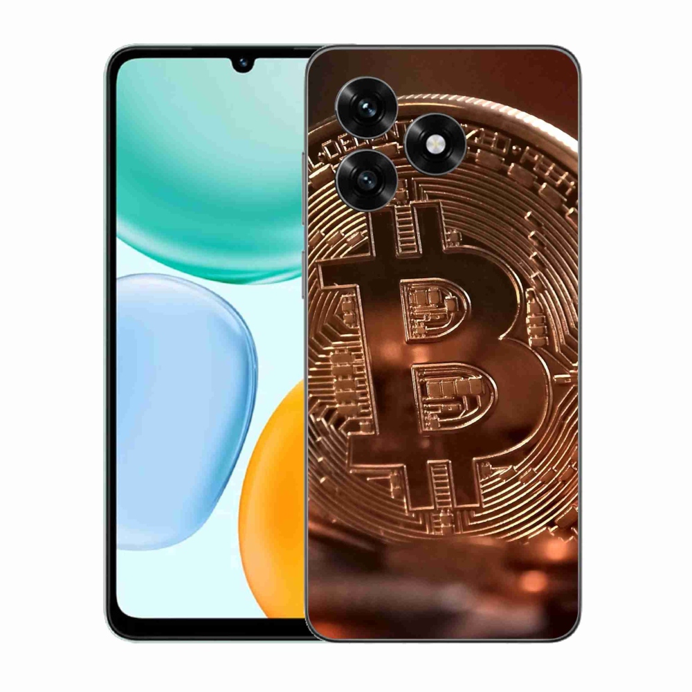 Gél borítás mmCase a Honor X5c Plus számára - bitcoin