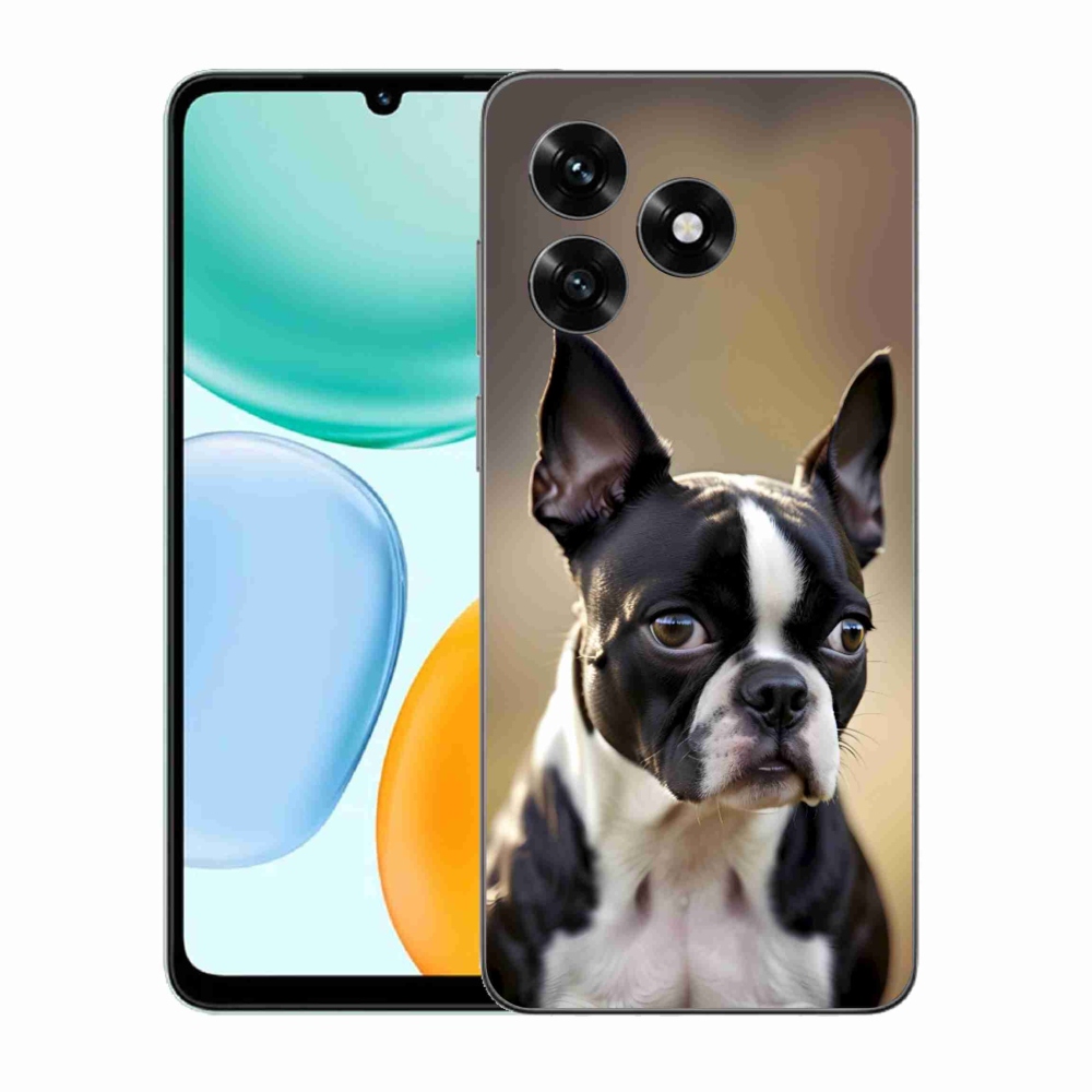 mmCase gél tok az Honor X5c Plus-hoz – bostoni terrier