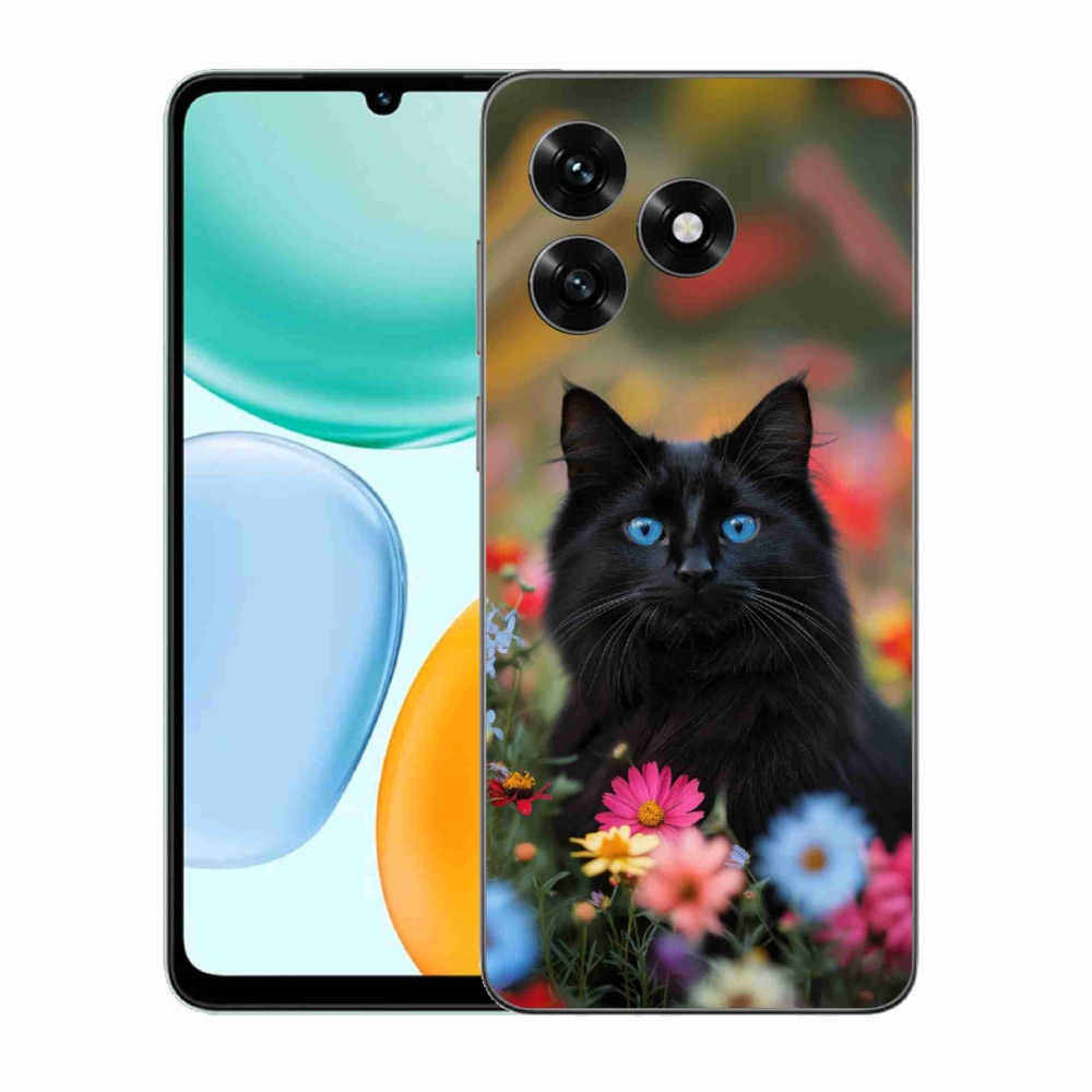 mmCase gél tok az Honor X5c Plus-hoz – fekete cica 4