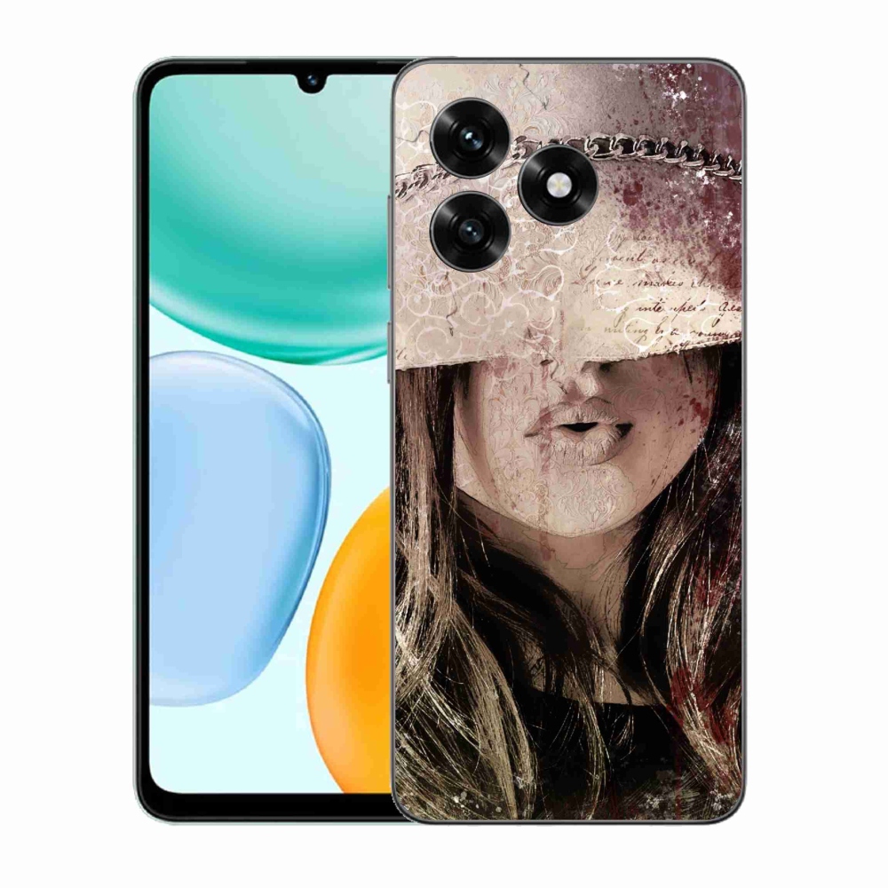 Zselés borítás mmCase a Honor X5c Plus számára - lány