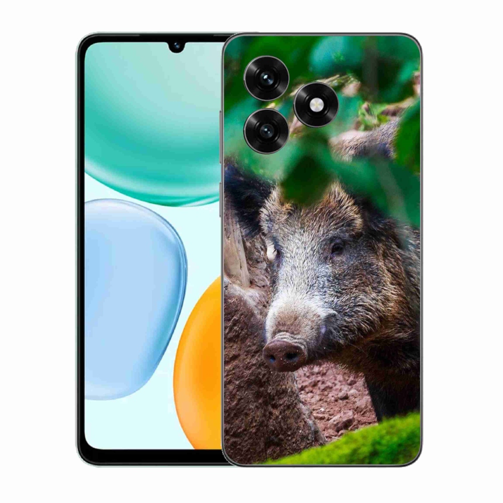 Zselés borítás mmCase a Honor X5c Plus számára - vaddisznó