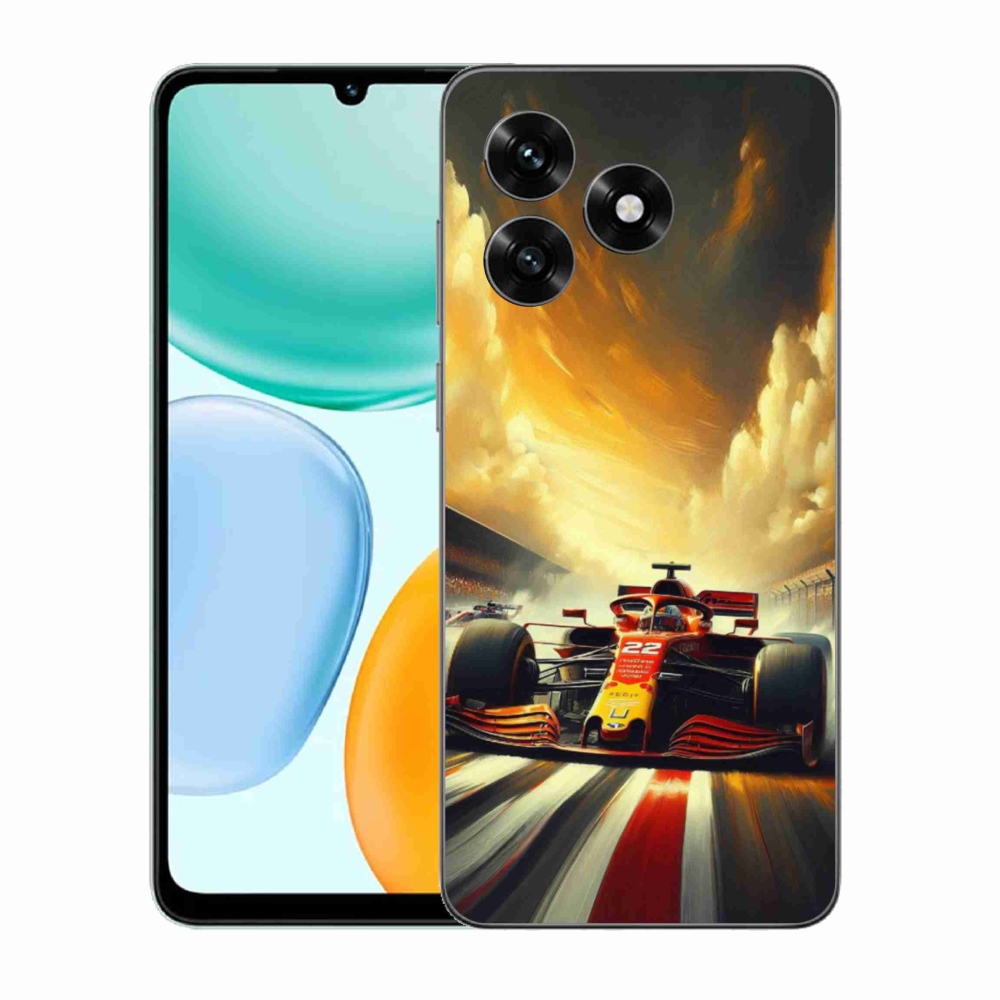 Zselés borítás mmCase a Honor X5c Plus számára - formula 2