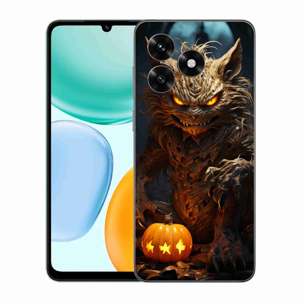 Gél borítás mmCase a Honor X5c Plus számára - Halloween szörnyeteg