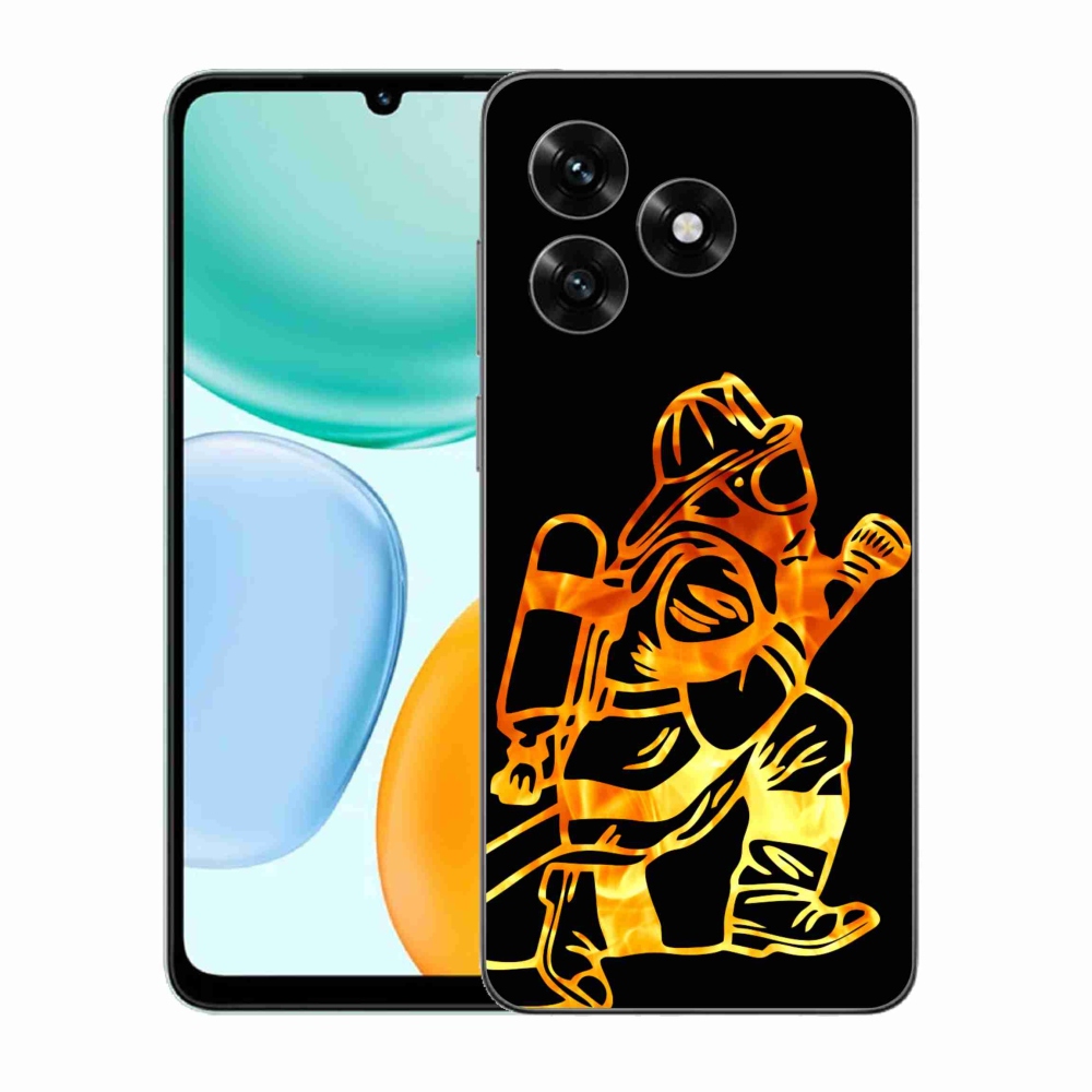 Gél borítás mmCase a Honor X5c Plus számára - tűzoltó 1