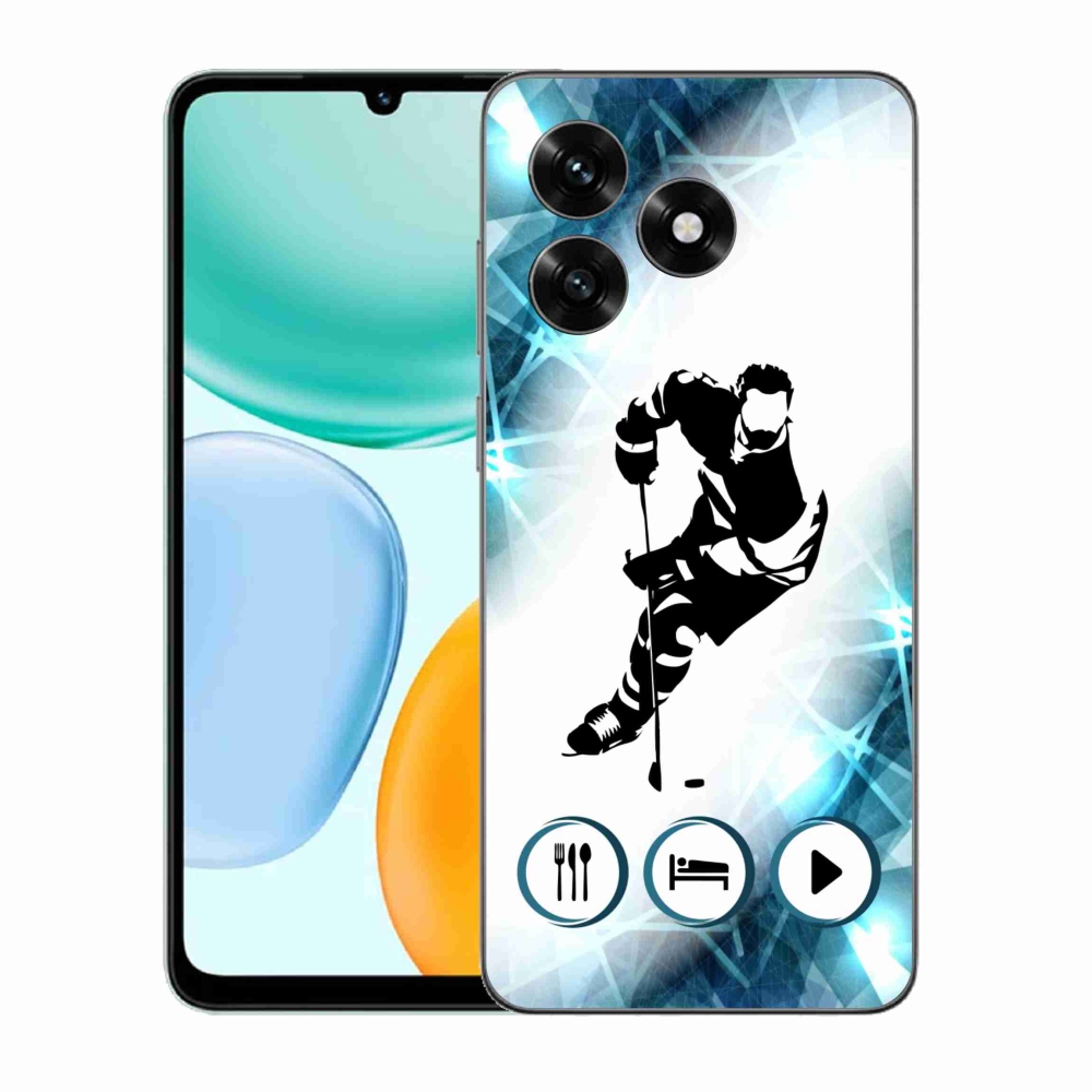 Zselés borítás mmCase a Honor X5c Plus számára - hoki 1