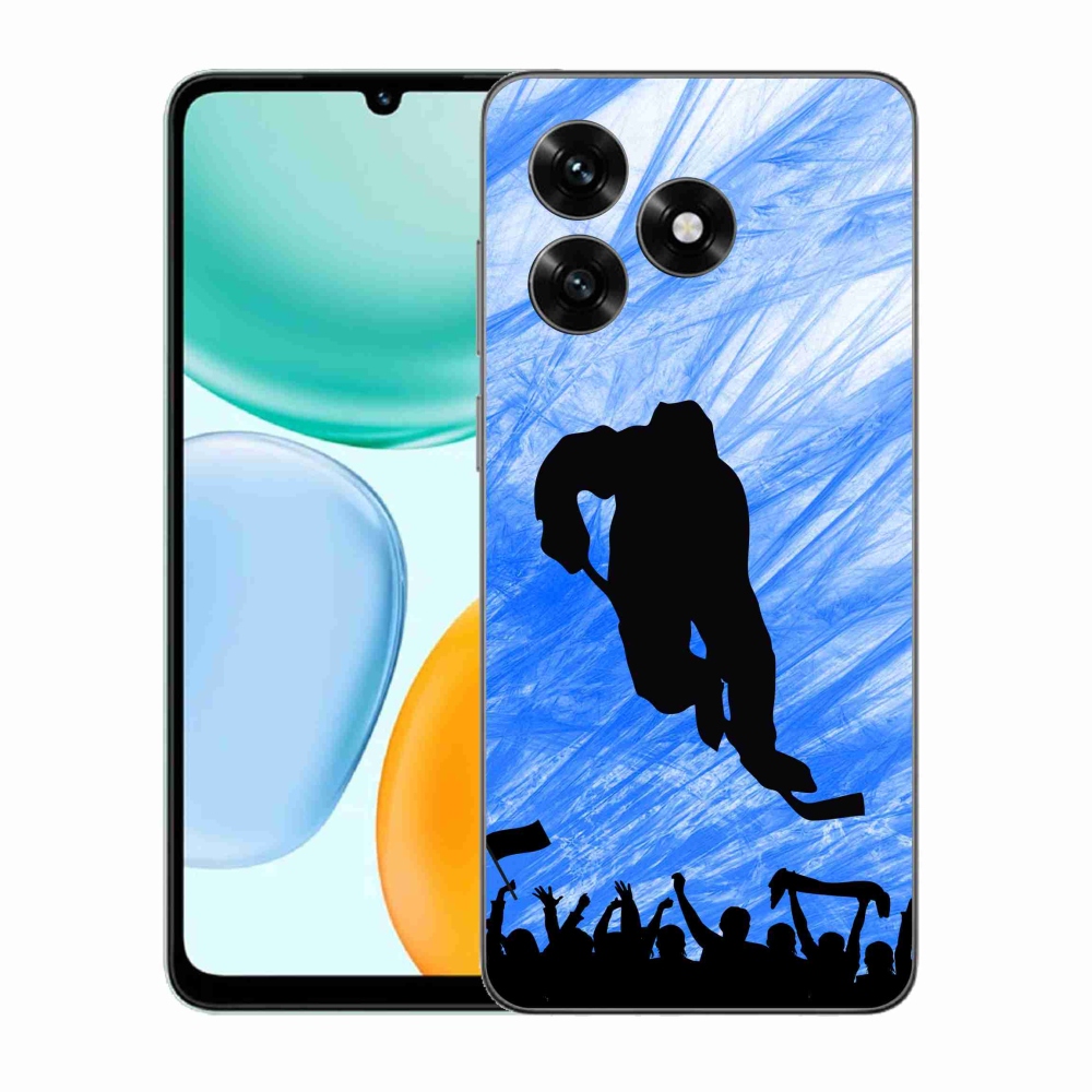 Zselés borítás mmCase a Honor X5c Plus számára - hokis játékos