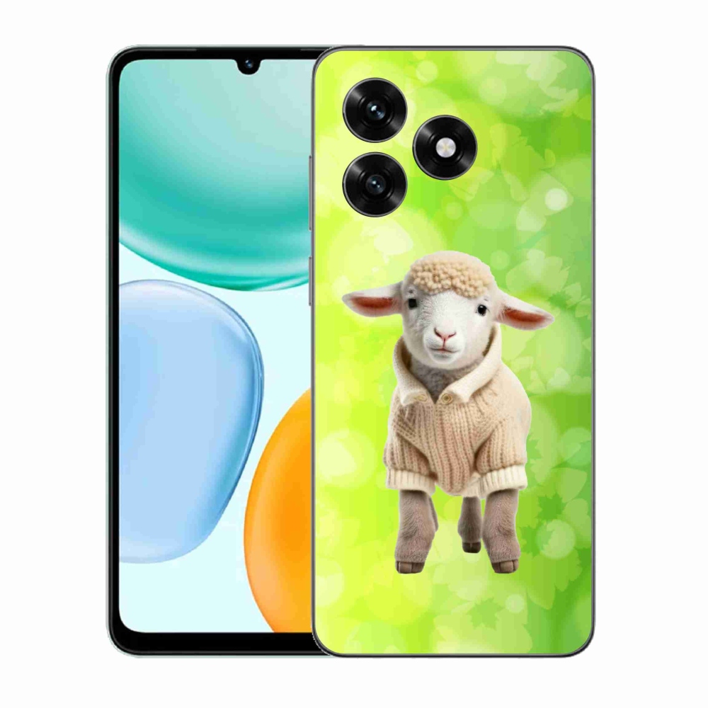 Gél borítás mmCase a Honor X5c Plus számára - bárány pulóverben