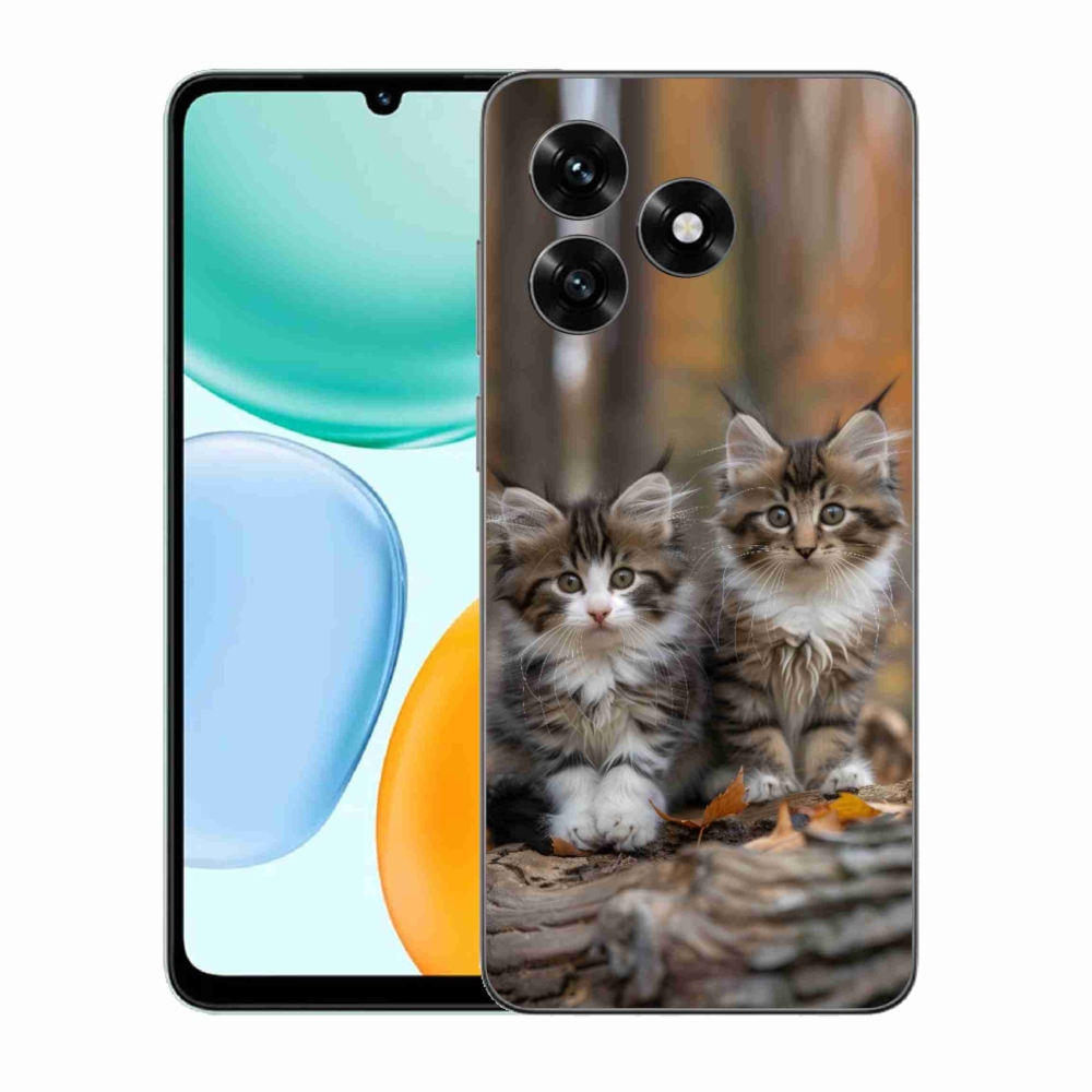mmCase géltok az Honor X5c Plus-hoz – macska-duó 3