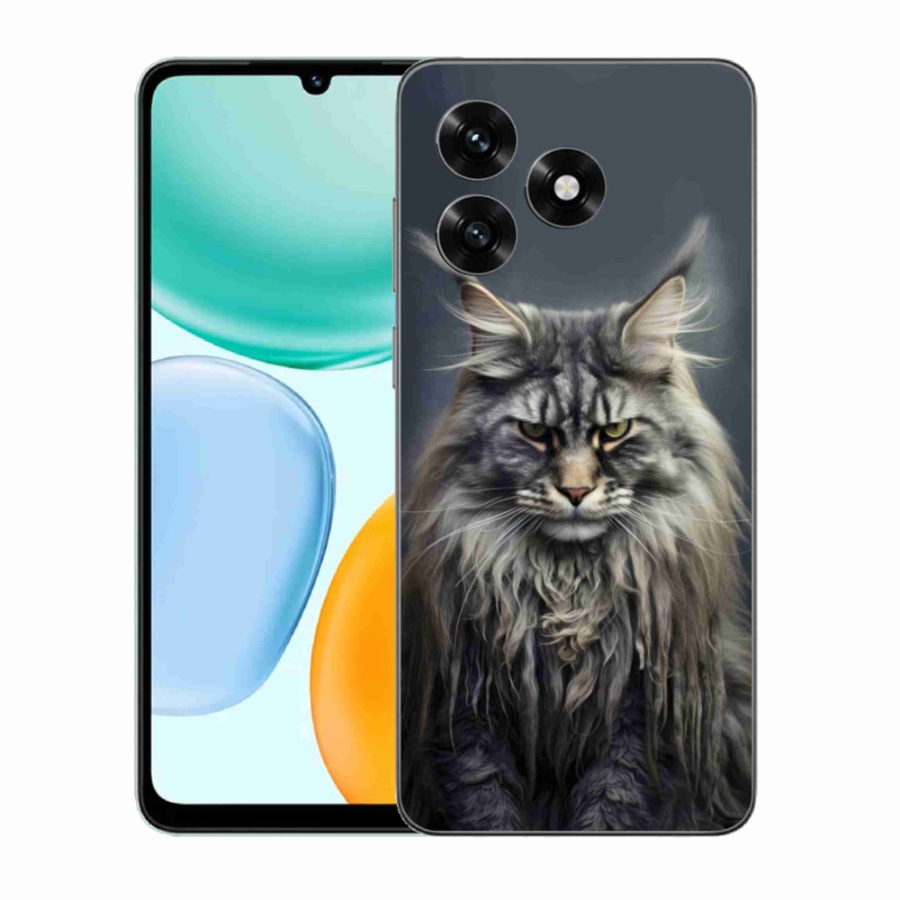 Gél borítás mmCase a Honor X5c Plus számára - macskaszem nézet 4