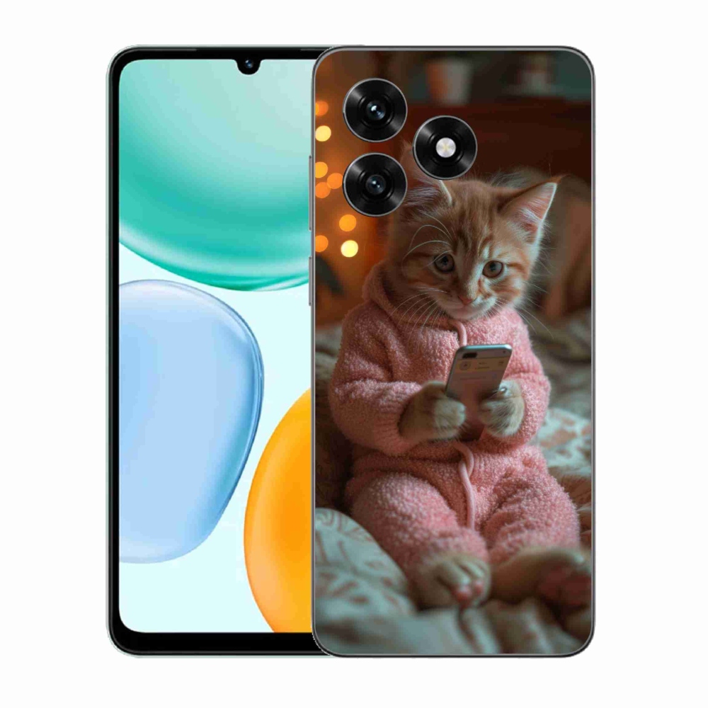 Zselés borítás mmCase a Honor X5c Plus számára - baba a mobillal