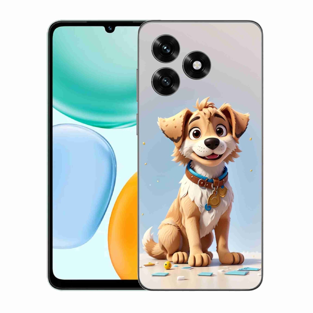 Gél borítás mmCase a Honor X5c Plus számára - rajzfilm kölyökkutya