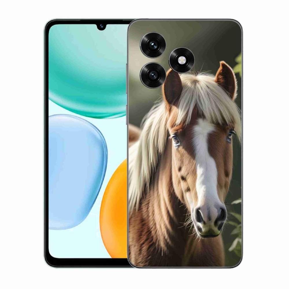 mmCase géltok az Honor X5c Plus-hoz – világos sörényű ló