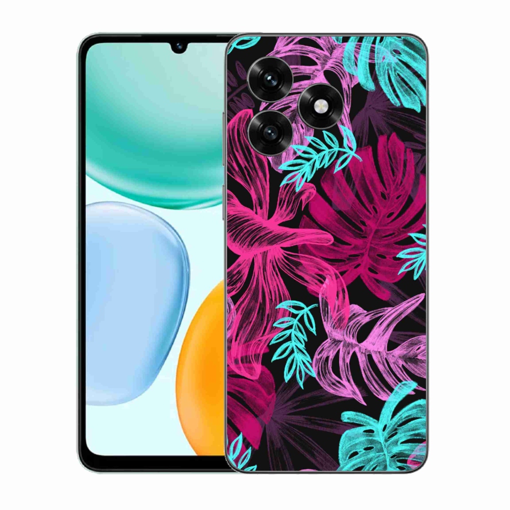 Zselés borítás mmCase a Honor X5c Plus számára - virágok 1