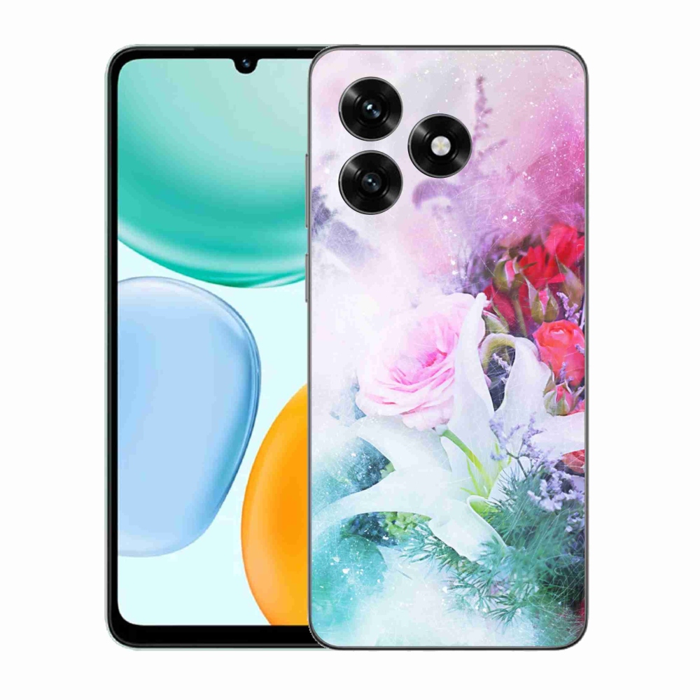 Gél borítás mmCase a Honor X5c Plus számára - virágok 4