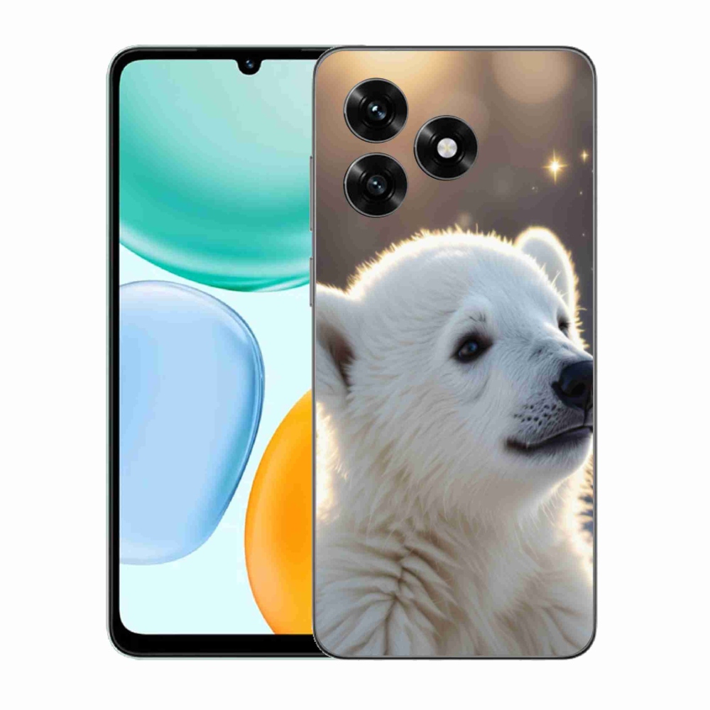 Zselés borítás mmCase a Honor X5c Plus készülékhez - jegesmedve