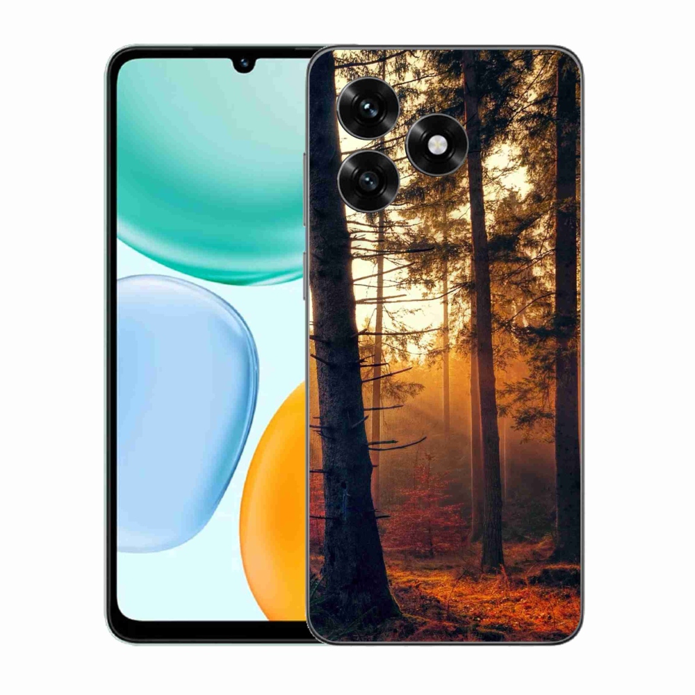 Zselés borítás mmCase a Honor X5c Plus számára - erdő