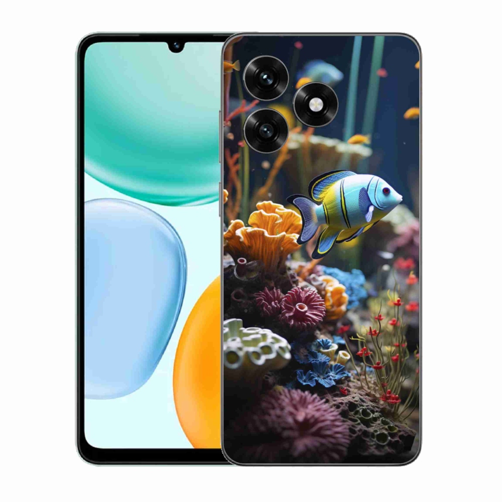 Gél borítás mmCase a Honor X5c Plus számára - tengeri világ 5