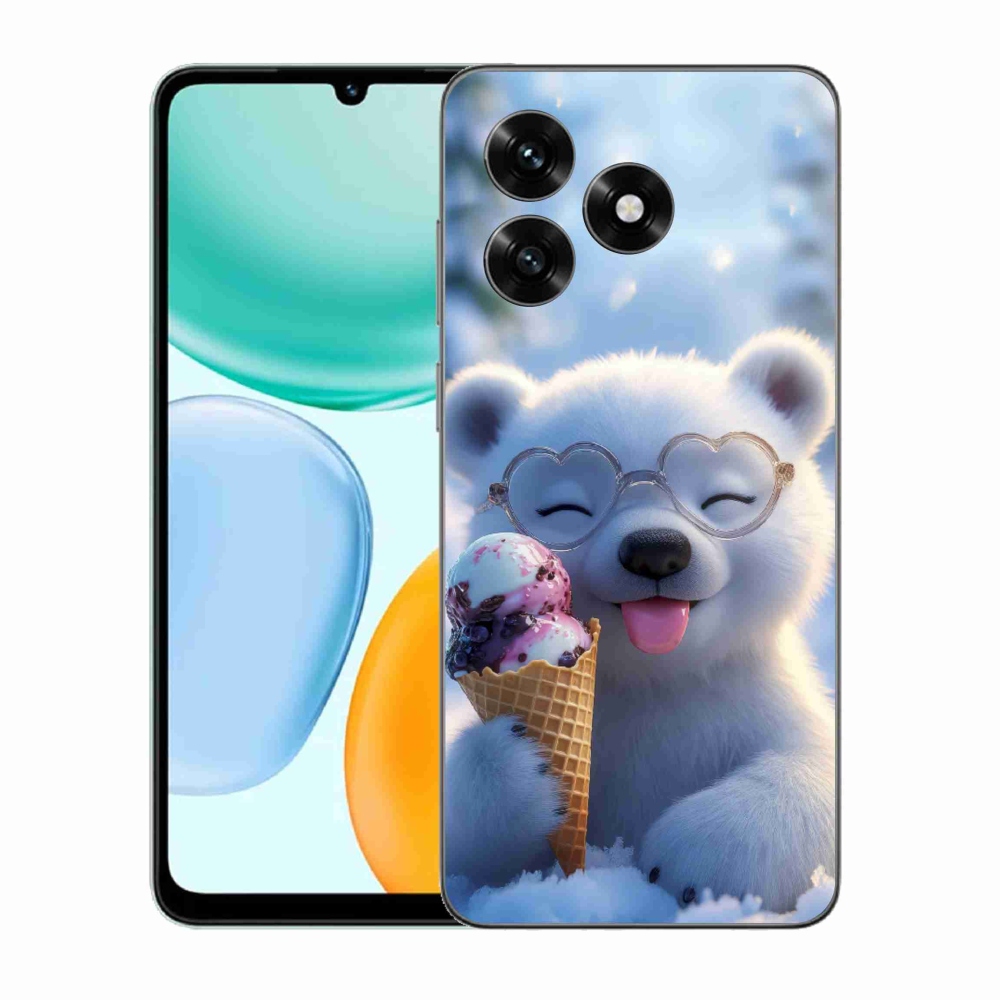 mmCase gél tok az Honor X5c Plus-hoz – mackó fagylalttal