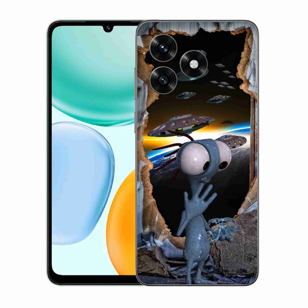 Zselés borítás mmCase a Honor X5c Plus számára - idegen